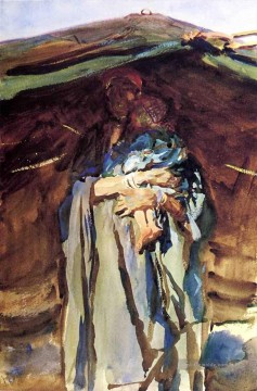  Mutter Kunst - Beduinen Mutter John Singer Sargent